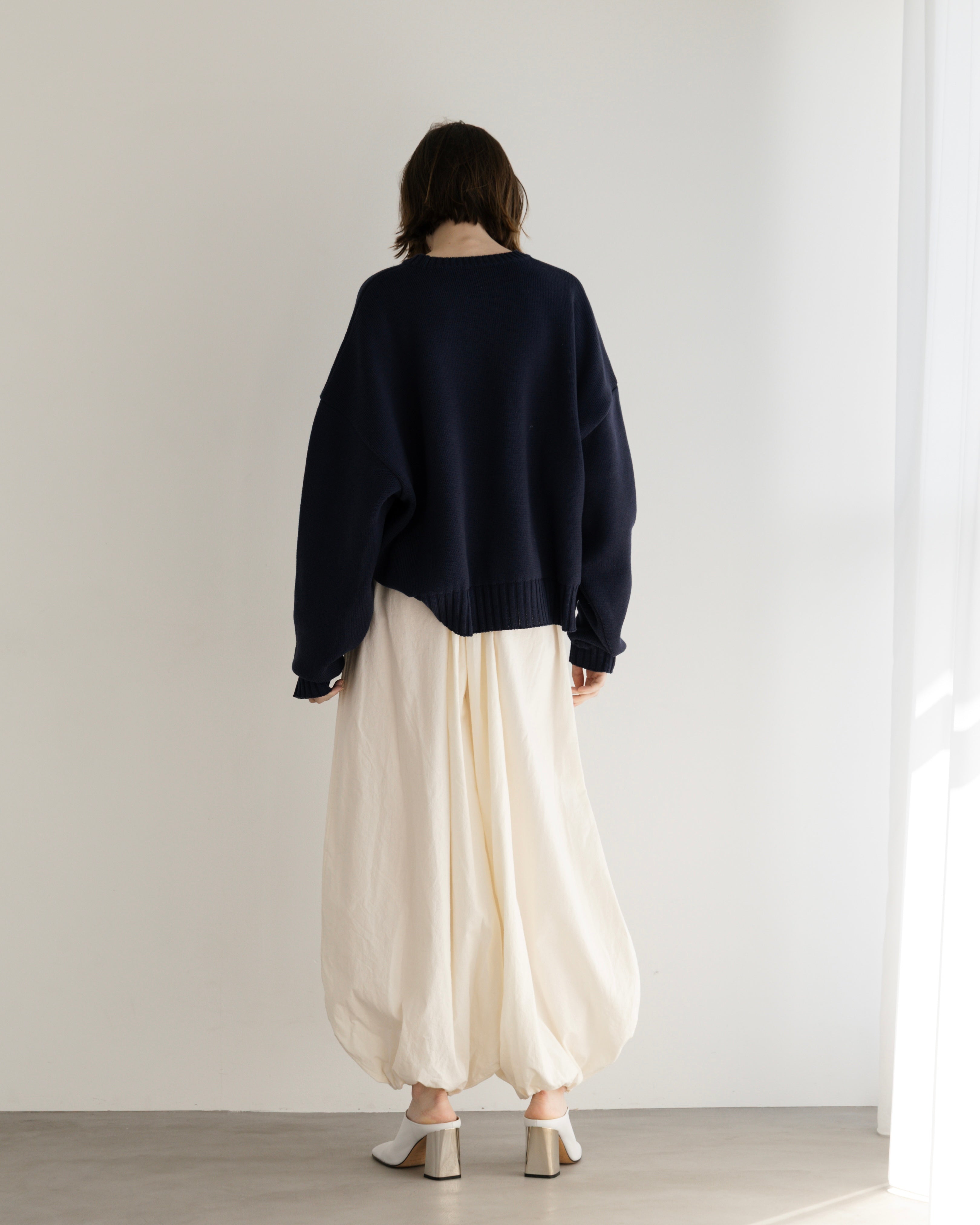 COTTON ACRYLIC KNIT PULLOVER（コットンアクリルニットプルオーバー
