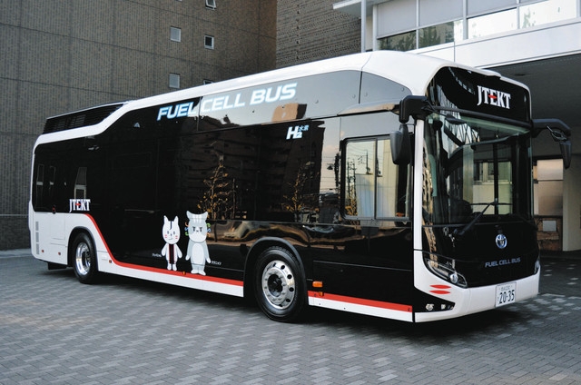 通勤用に燃料電池バス導入 ジェイテクト、岡崎市内で来月から
