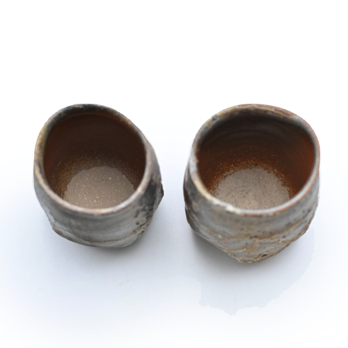 備前焼湯呑セット（桐箱付き）作家：宮尾 昌宏 - 備前焼通販ギャラリー