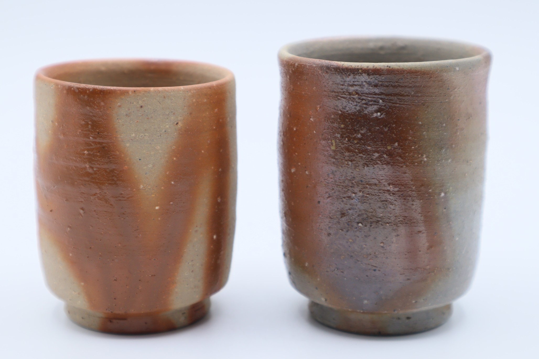 b備前焼ショッピングサイト / ペア筒ぐい呑み 一陽窯