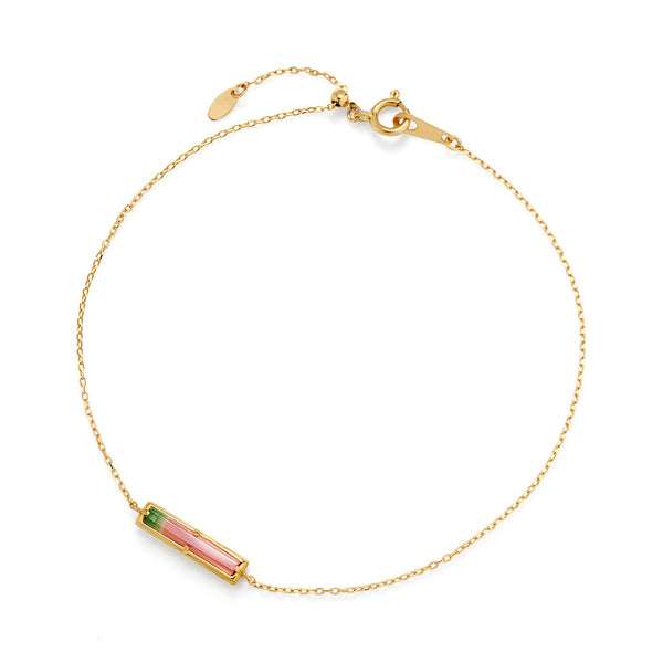 即日発送】バイカラートルマリン K18/K10/PT ブレスレット・ルピリエ