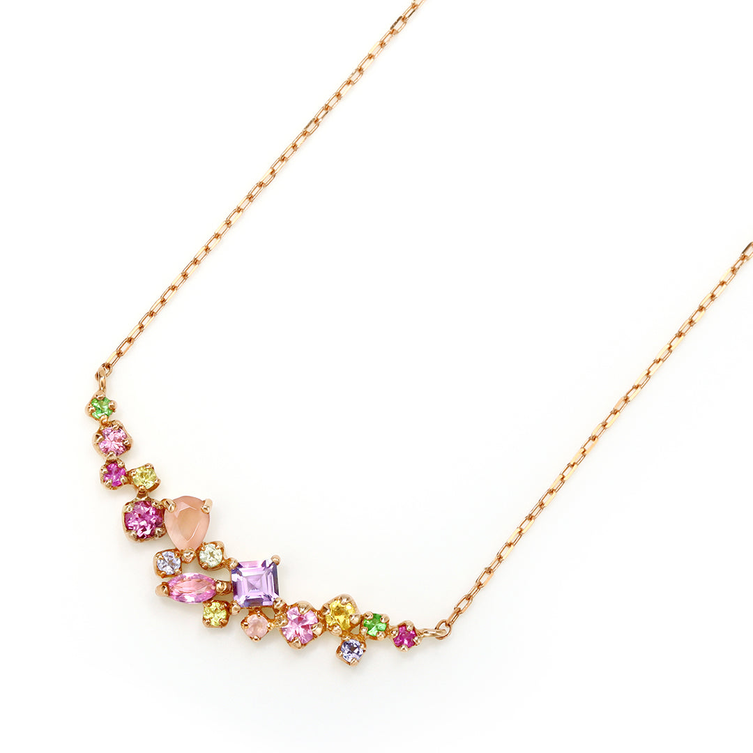 ビズー公式】マルチカラー K10(10金) K18(18金) プラチナ ネックレス