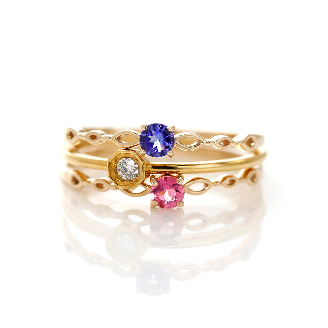 ビズー公式】タンザナイト ラウンドカット K10(10金) リング ジュリ