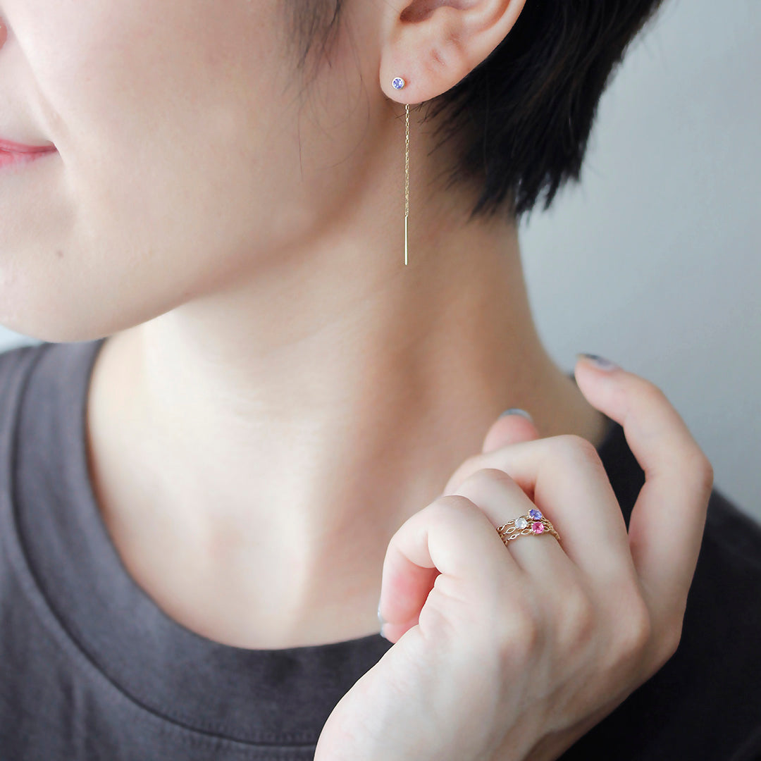 ビズー公式】タンザナイト ラウンドカット K10(10金) リング ジュリ