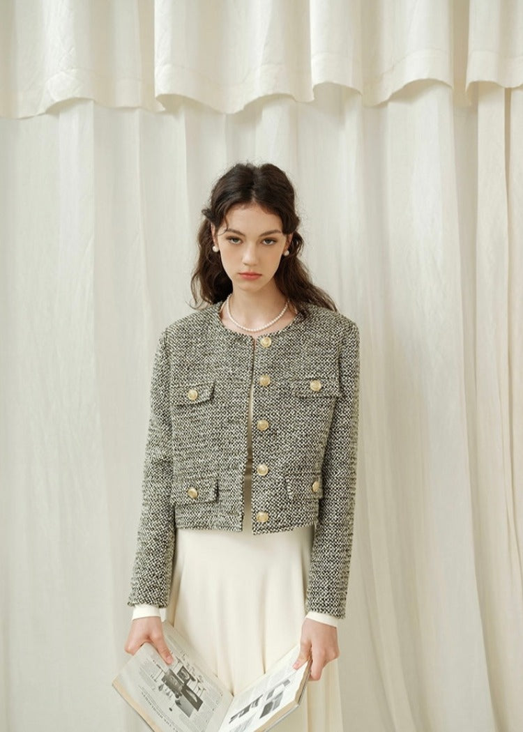 Classical Tweed Jacket – BONITA ESCARLATA