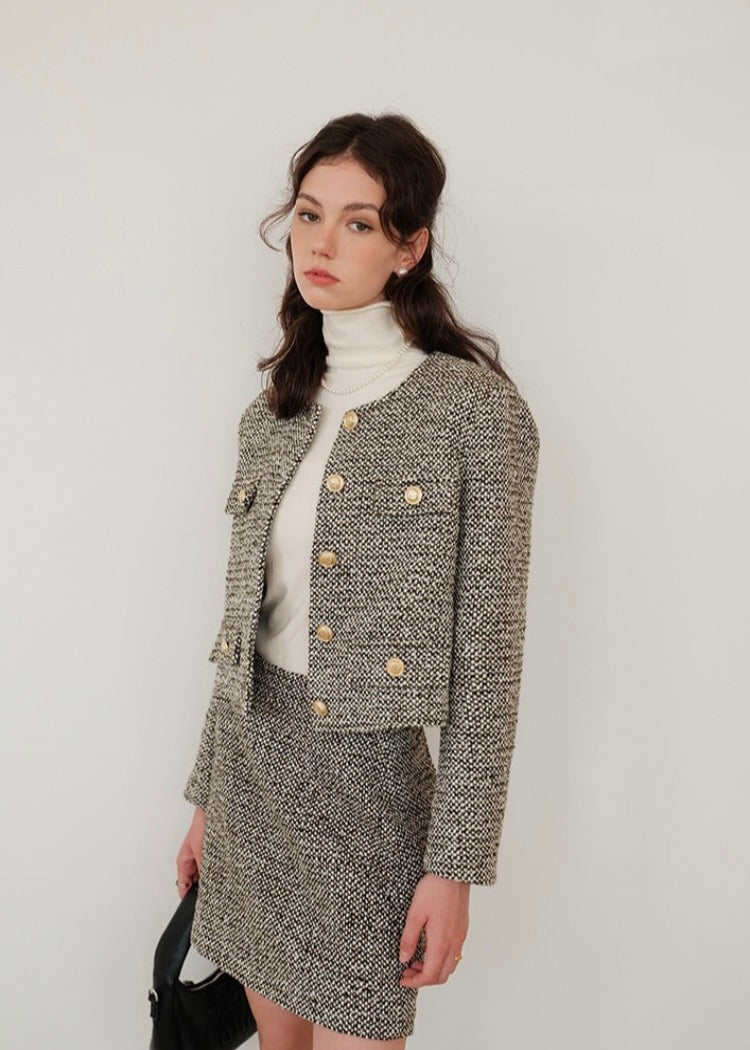 Classical Tweed Jacket – BONITA ESCARLATA