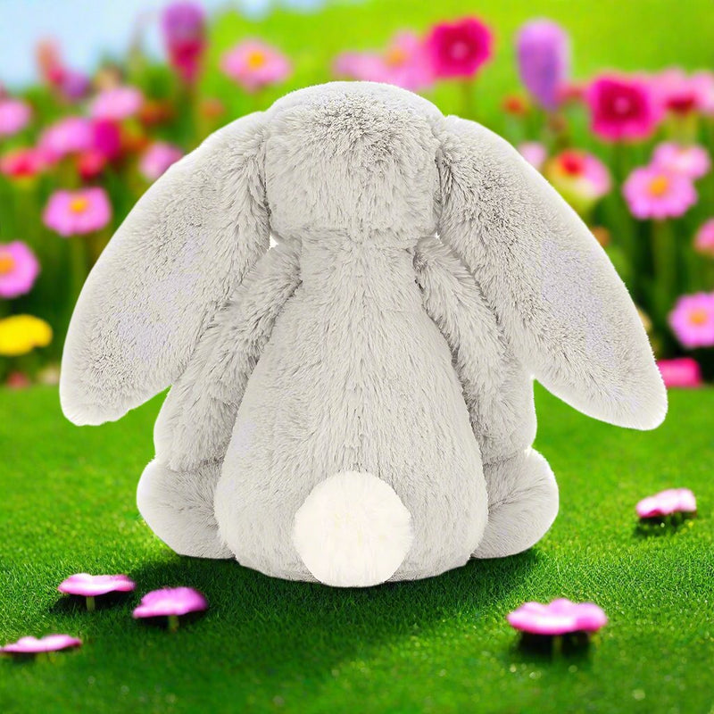 Jellycat Bashful Silver Bunny Medium Bonkers UK