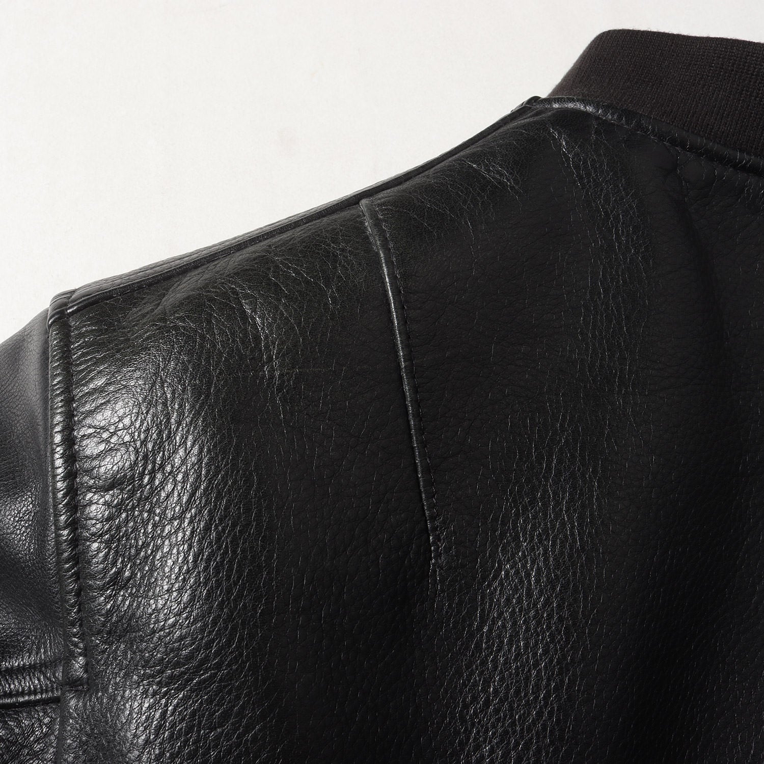 Supreme (シュプリーム) ×Schott レザー MA-1ボンバージャケット