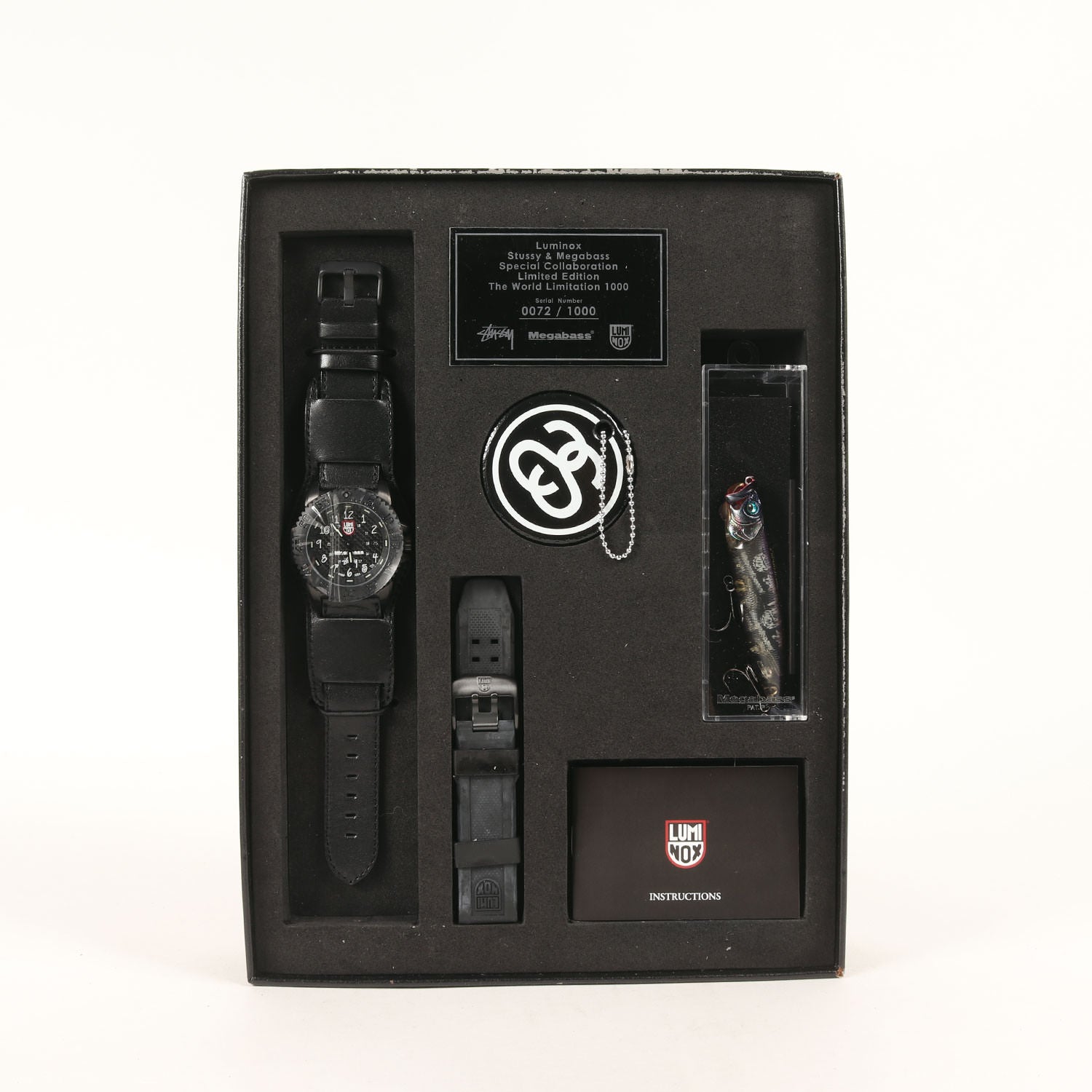 STUSSY (ステューシー) ×LUMINOX ×MEGABASS 世界1000本限定 ミリタリー