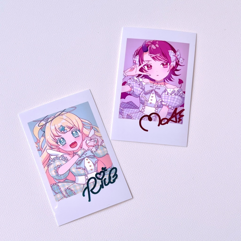 ViVid PoP Twins なりきりアイドルチェキセット - ViVid PoP store - BOOTH