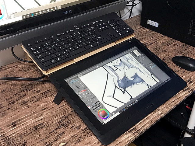 Cintiq 16 dtk-1660用 キーボード台 - mt-west-studio - BOOTH