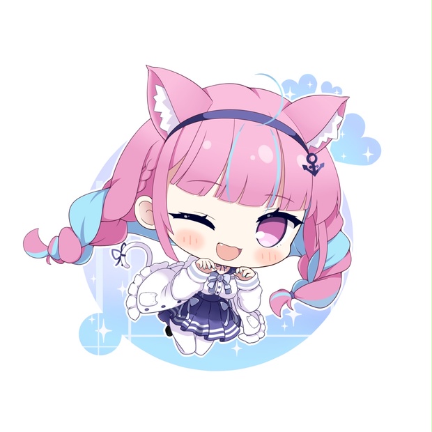 非公式】湊あくあ新衣装アクリルキーホルダー - 100トン製造工場 - BOOTH