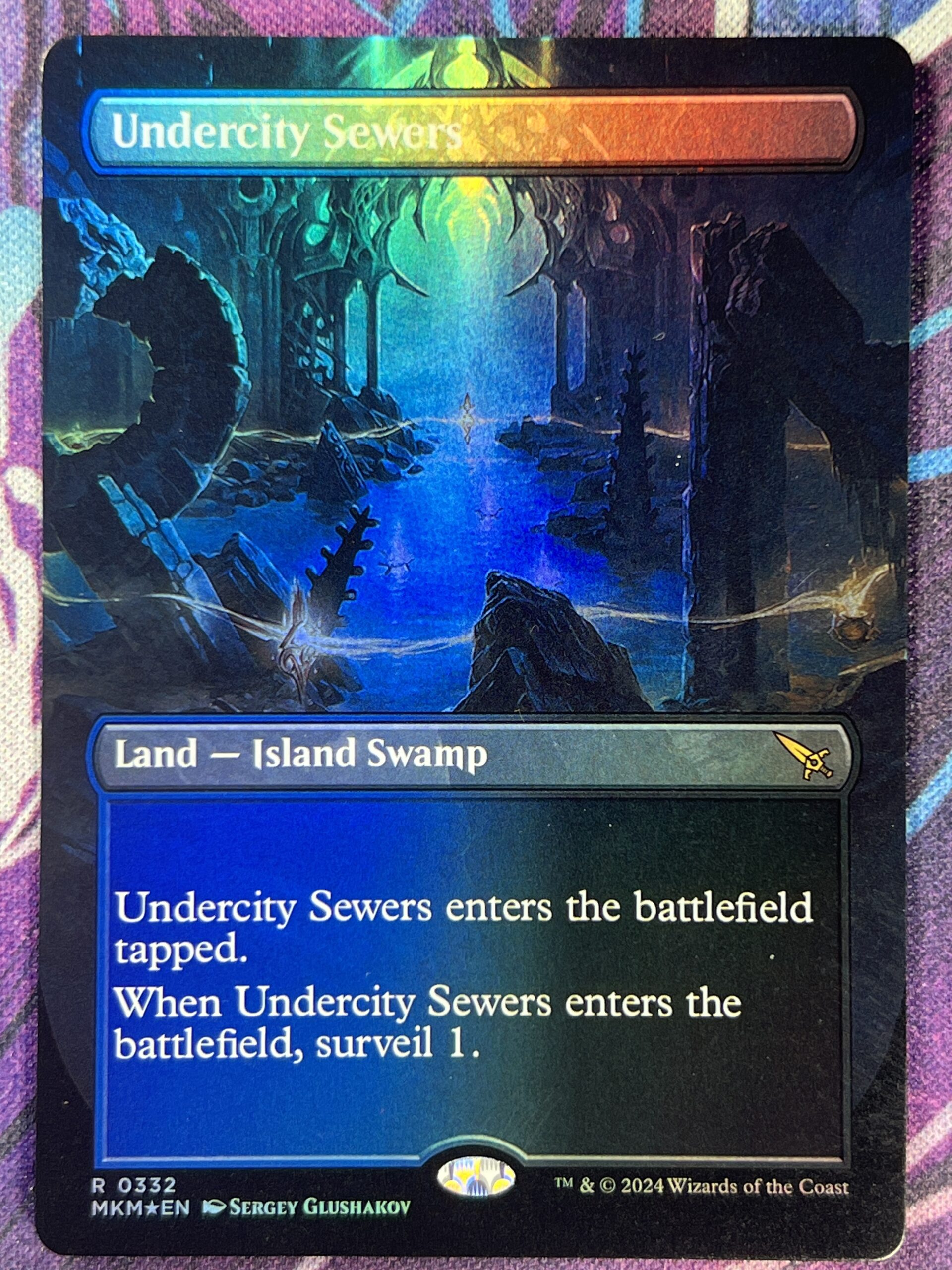 MTG ボーダーレスFoil 地底街の下水道/Undercity SewersMTG 地底街の