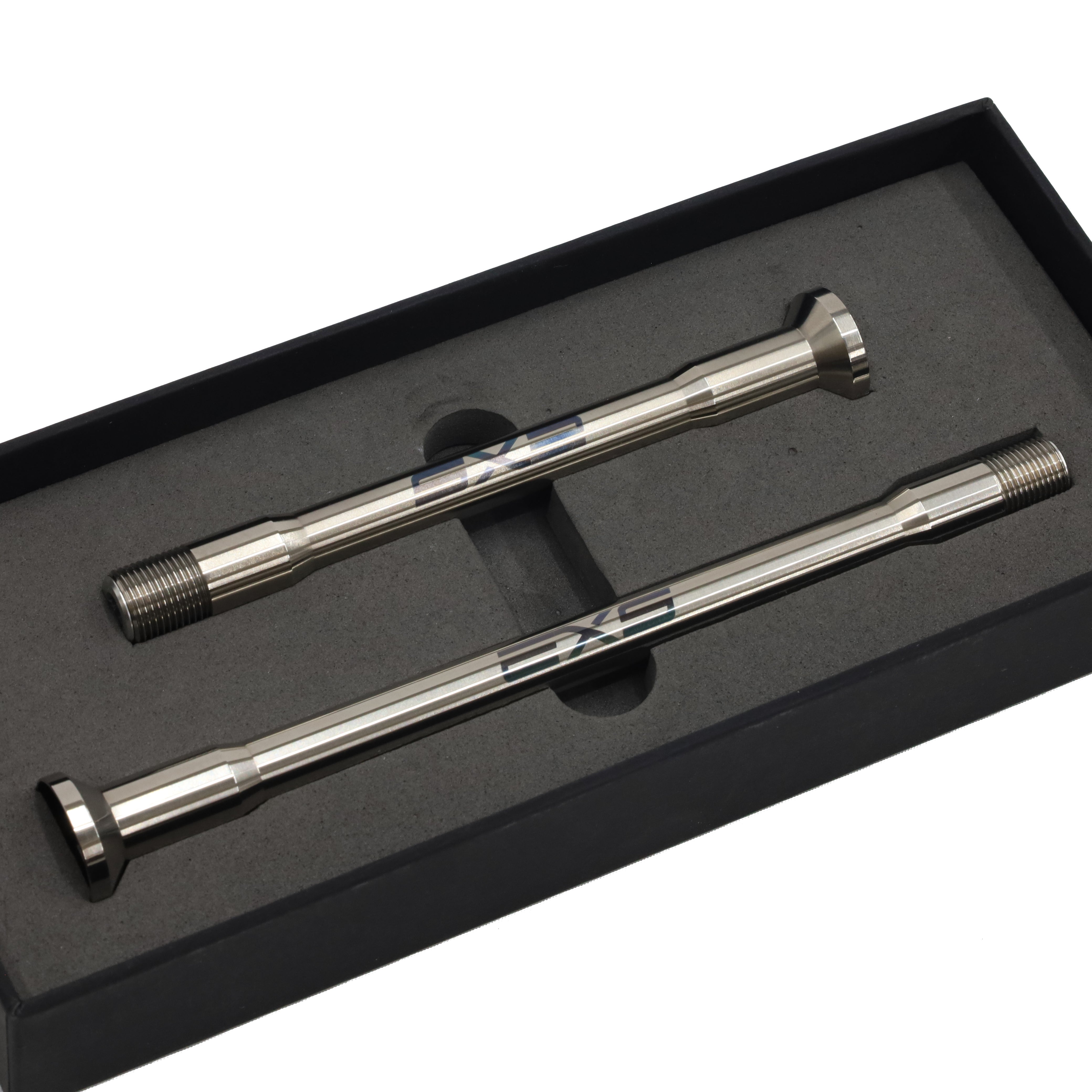 EXS / チタニウムスルーアクスル前後セット 45度ヘッド