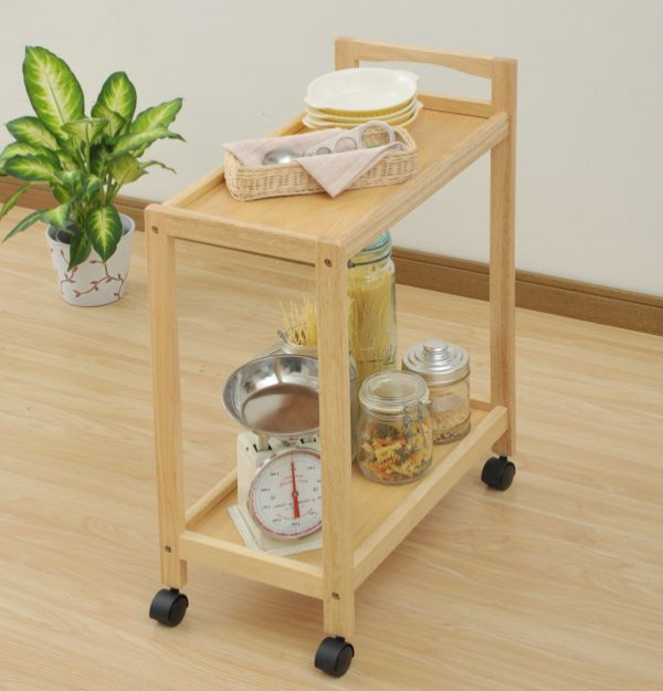 商品情報_木製2段ワゴン | 山善の商品情報サイト | YAMAZEN BOOK