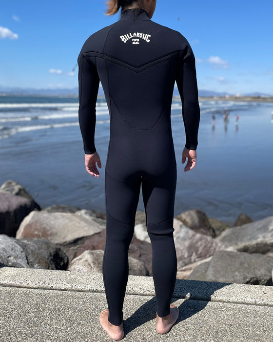 OUTLET】BILLABONG メンズ LONG CHEST ZIPPER Gull light ウェット