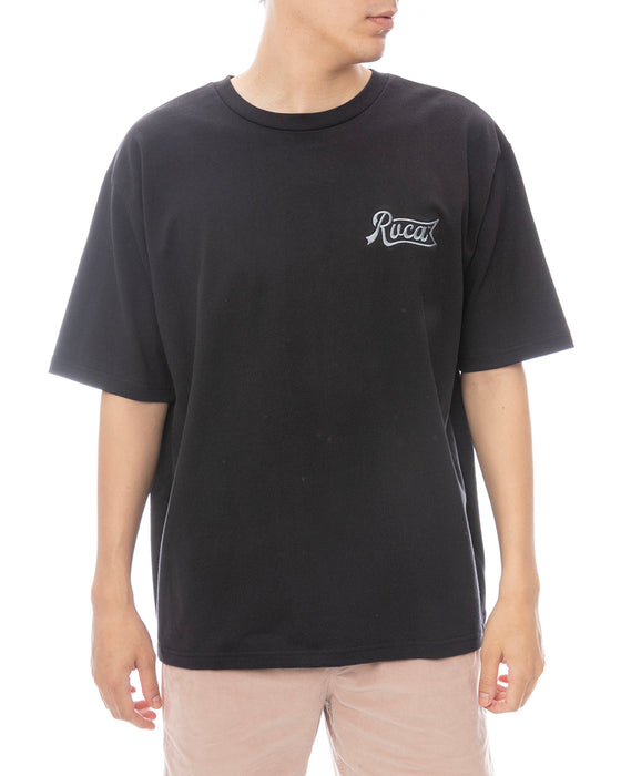 OUTLET】RVCA メンズ PEN SCRIPT SS Tシャツ 【2025年春夏モデル】