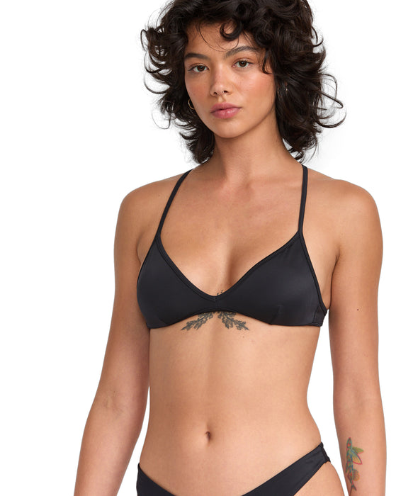 OUTLET】RVCA レディース SOLID TRIANGLE CROSSBACK 水着 【2025年春夏