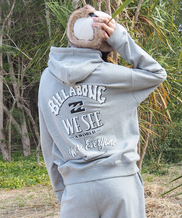 SALE】BILLABONG レディース MESSAGE ARCH LOOSE P パーカー 【LOOSE