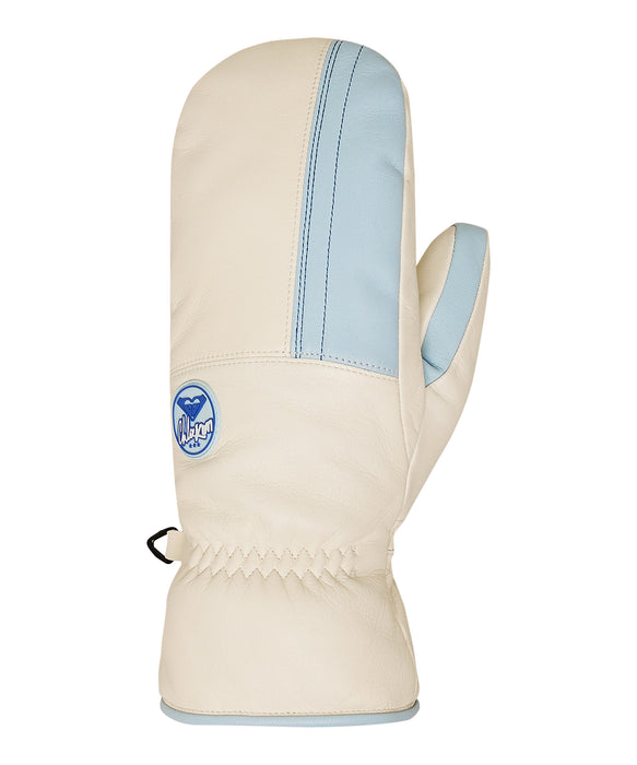 ROXY ウィメンズ CHLOE KIM LEATHER MITT スノーグローブ 手袋 撥水