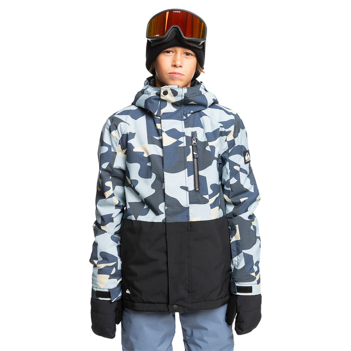 OUTLET】Quiksilver MISSION PRINTED BLOCK YOUTH JK