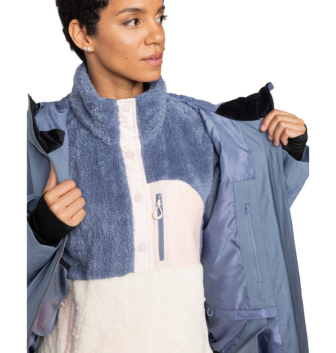 OUTLET】【TAILORED LONG FIT】15K Roxy STATED JK スノージャケット