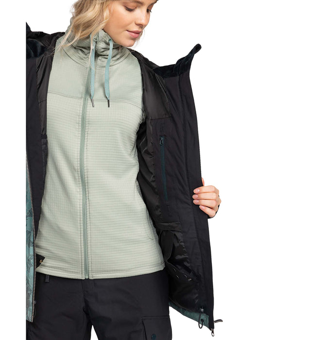 OUTLET】【TAILORED LONG FIT】15K Roxy STATED JK スノージャケット