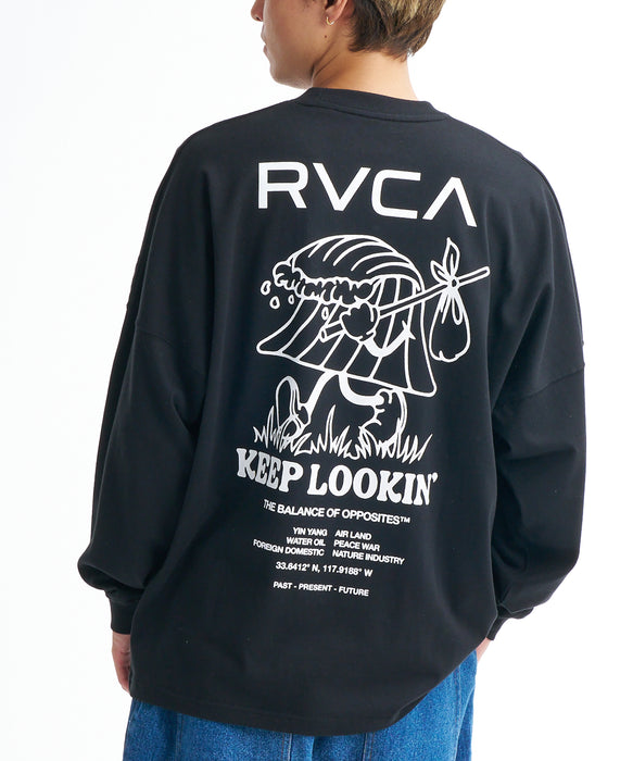 RVCA メンズ KEEP LOOKING LT ロンT 【2026年春夏モデル】