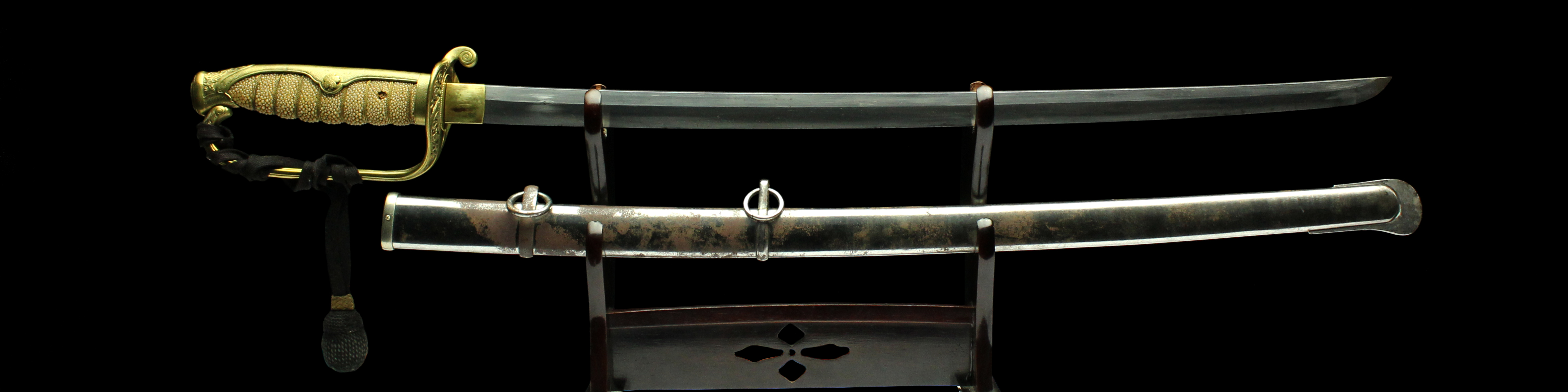 無銘陸軍旧型サーベル式軍刀拵え入り刀 | 防長古美堂防長古美堂