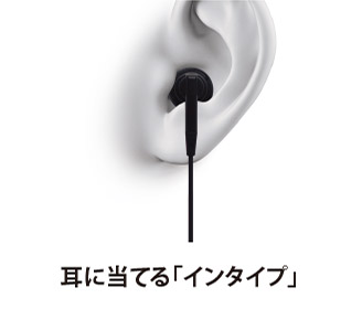 骨伝導イヤホンパーツ（インタイプ） INA-1002 | earsopen - 耳を