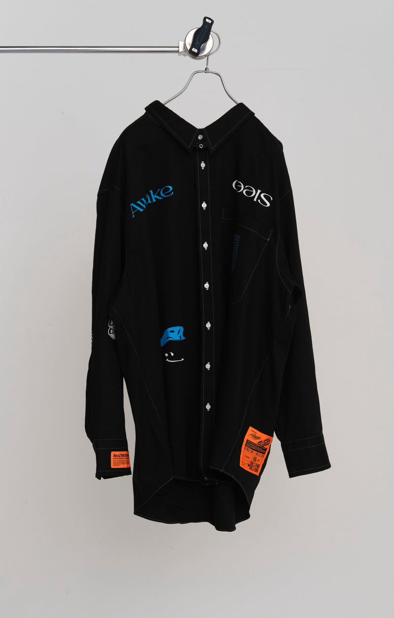 A-ZSHIRT02 BLACK – BODYSONG. ONLINE STORE