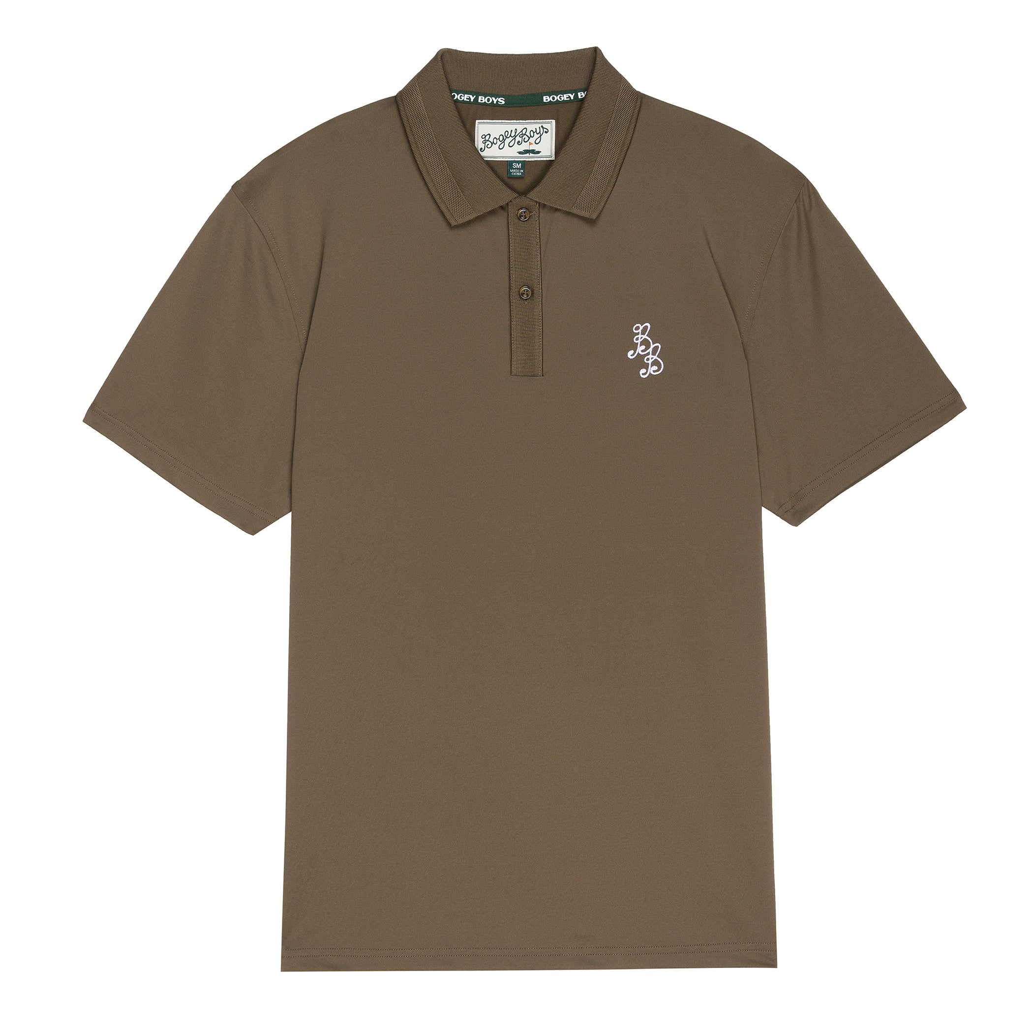 Essentials Athletic Polo - Bogey Brown – Bogey Boys