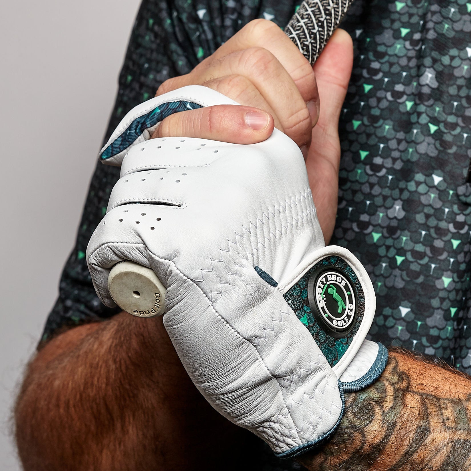 Bogey Bros Golf Co | Funny Golf Gloves | Whale Tail - Snake Skin Glove