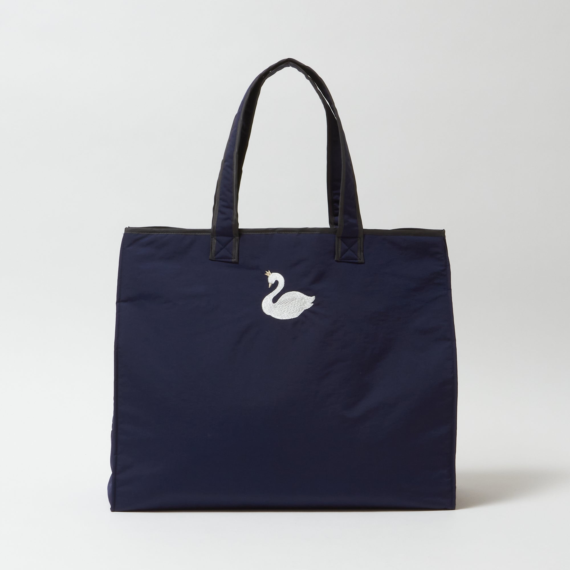 bojjiオリジナルスワンの大容量マザーズバッグ/ネイビー – bojji 公式