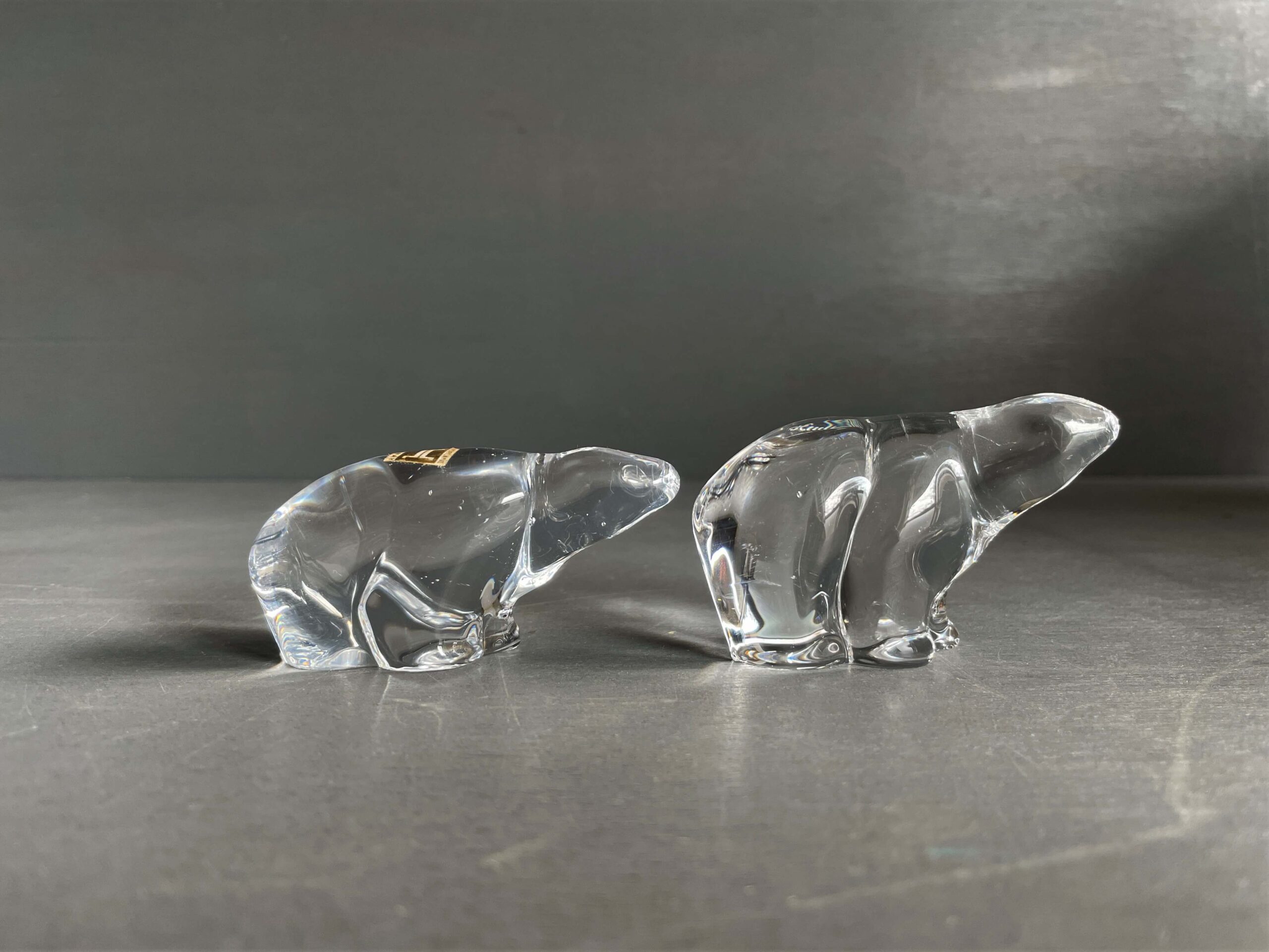 No.9030「Hadeland ガラスオブジェ「シロクマ（小）」：ノルウェー