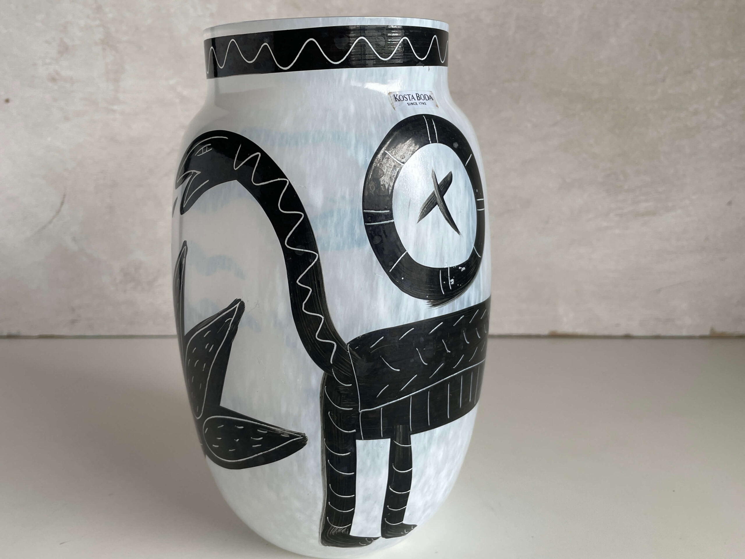 No.9815「KOSTA BODA〈Caramba〉ベース：Ulrica Hydman-Vallien」高さ