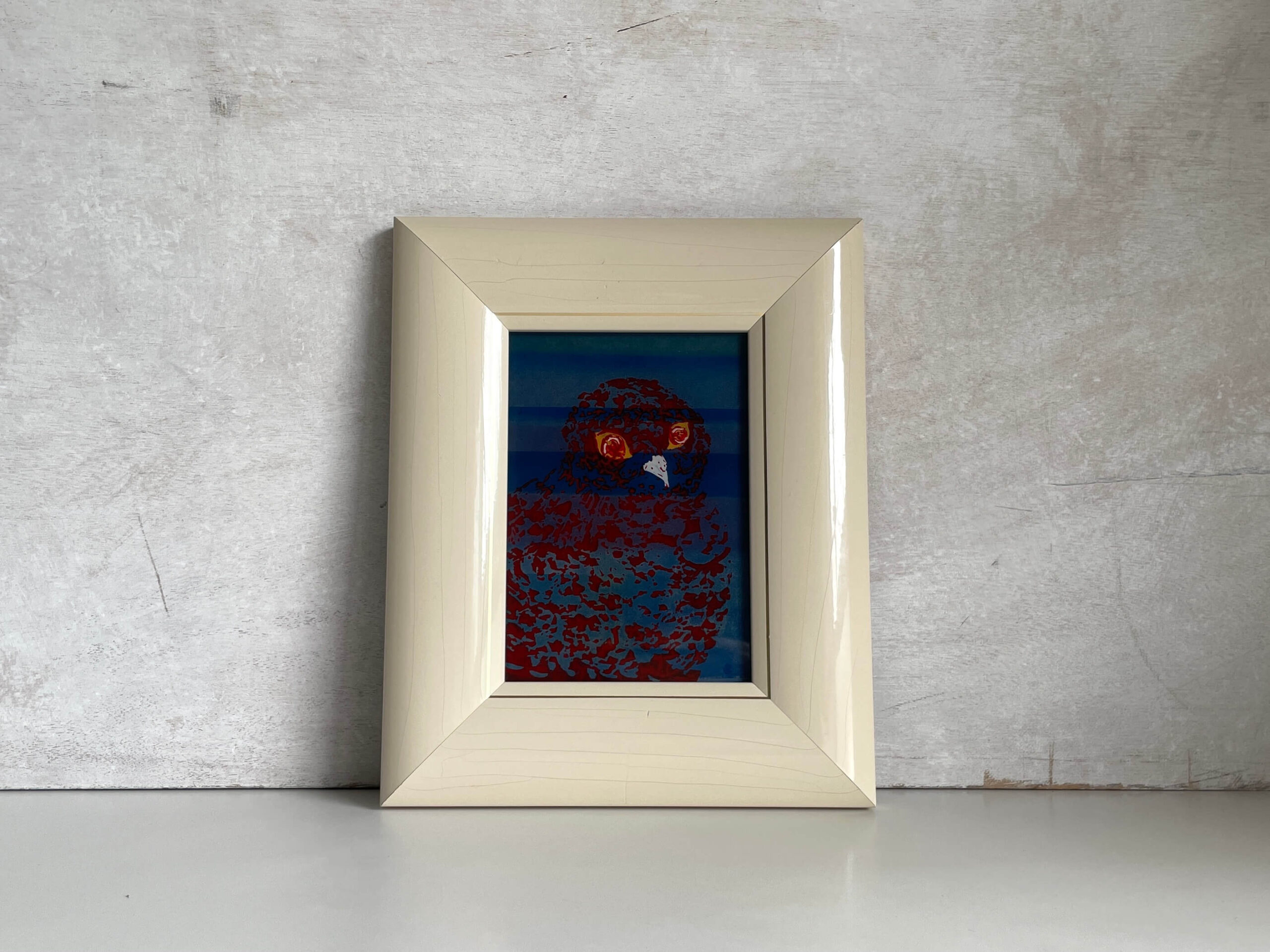 No.9820「ガラス絵（額装）：高久 茂」20×25cm | ボルトナットマーケット