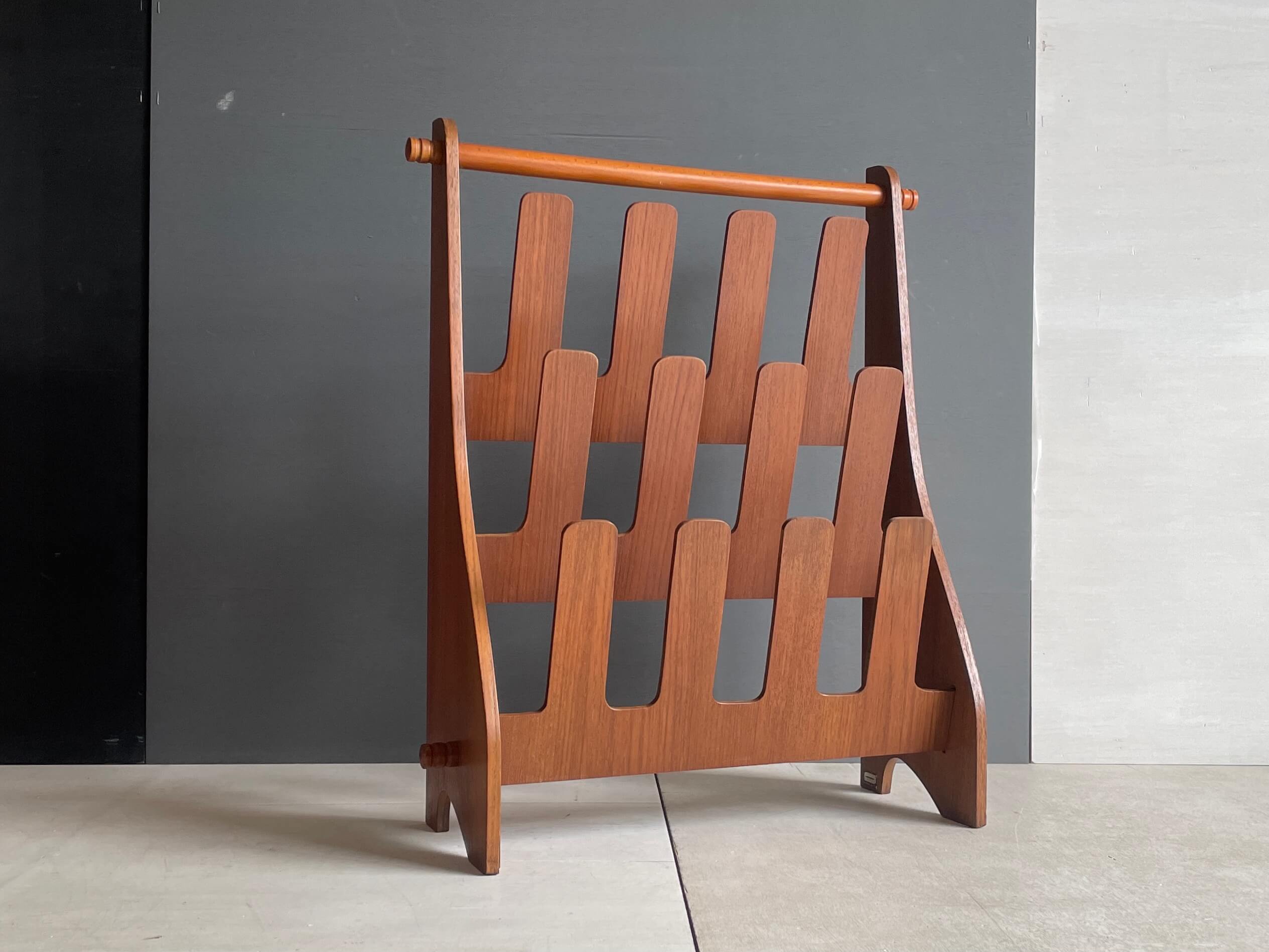 No.10479「チーク スリッパラック：サイトーウッド」高さ62.5cm SOLD