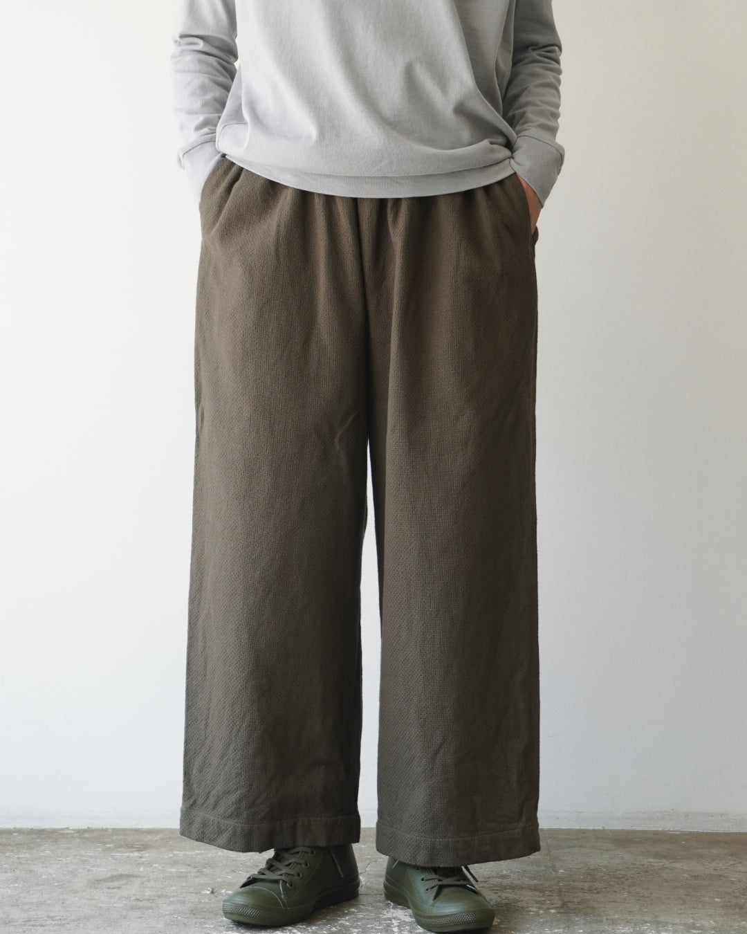 ゴーシュ コットンドビー ワイドパンツ【正規通販店】 服 通販 – bollard