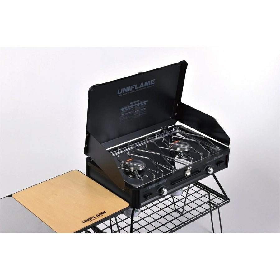 Uniflame Twin Burner US‑1900 – Portable Dual‑Burner Camping Stove