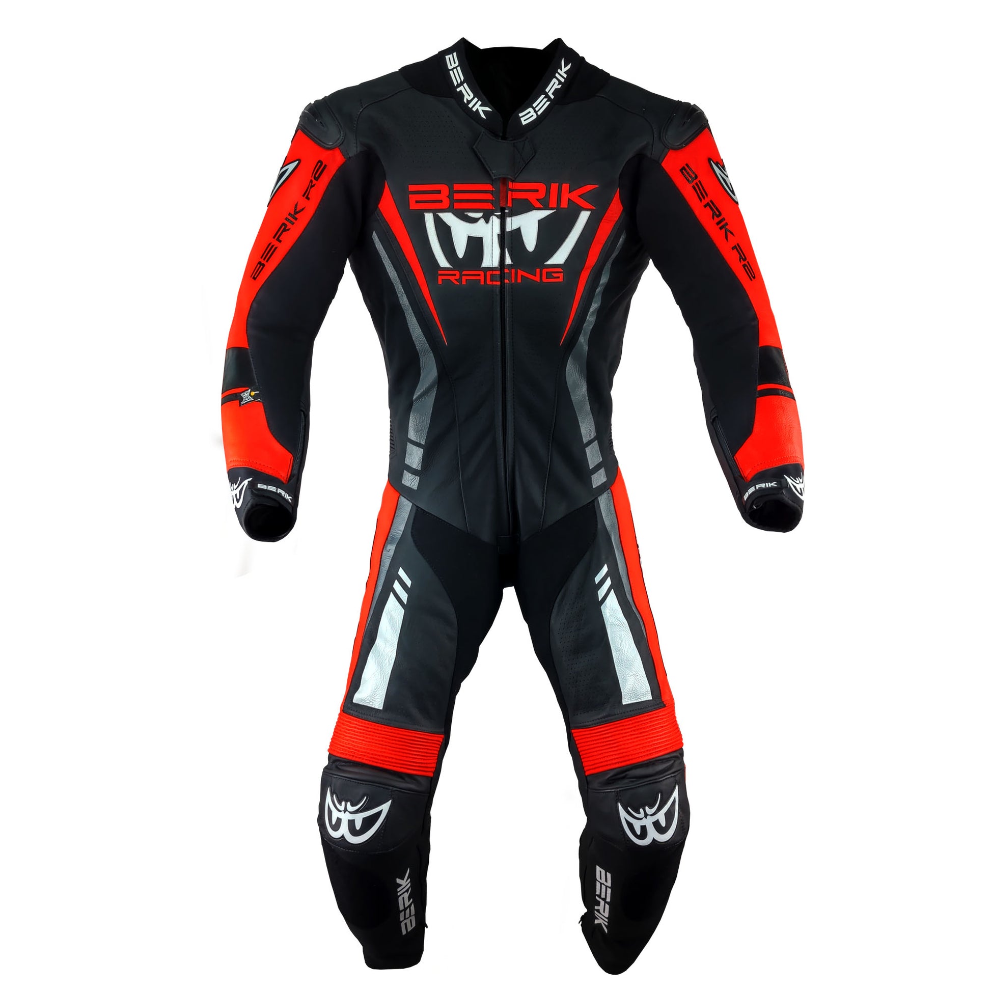 LS1-171334-N-BK BLACK/RED BERIK RACINGSUITS