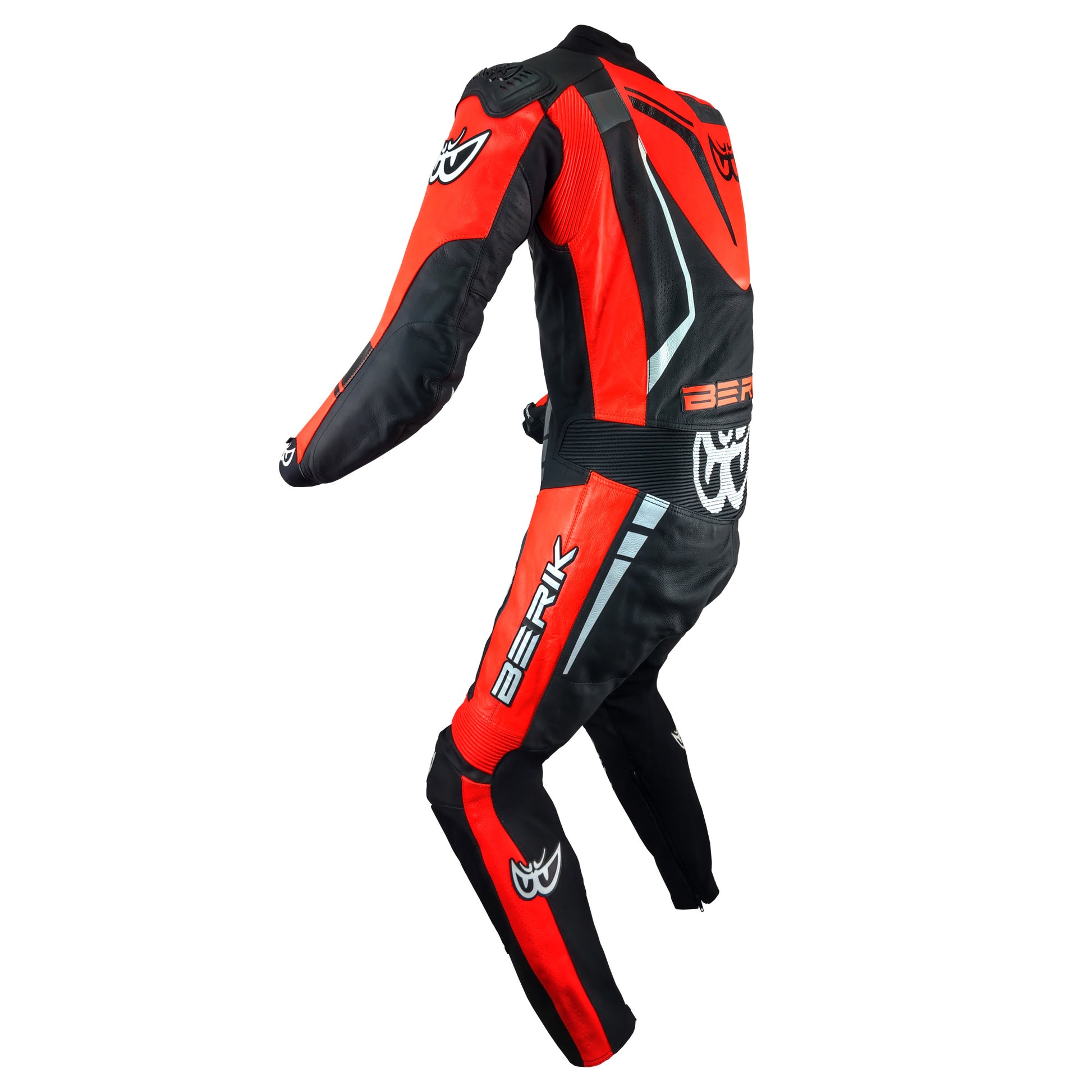 LS1-171334-N-BK BLACK/RED BERIK RACINGSUITS