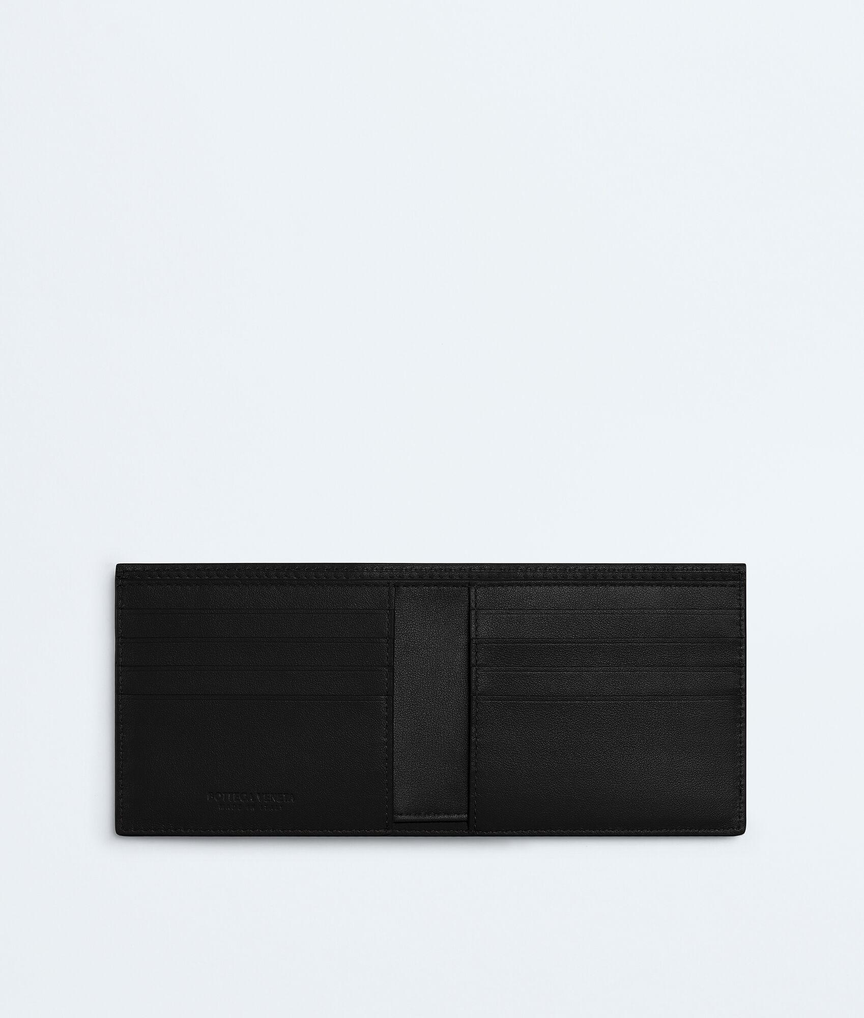 Men's Intrecciato Bi-Fold Wallet in Black | Bottega Veneta US