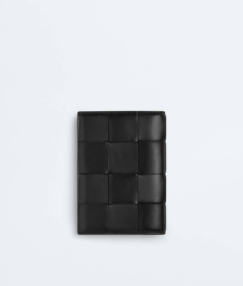 Women's Cassette Passport Case in Black | Bottega Veneta US