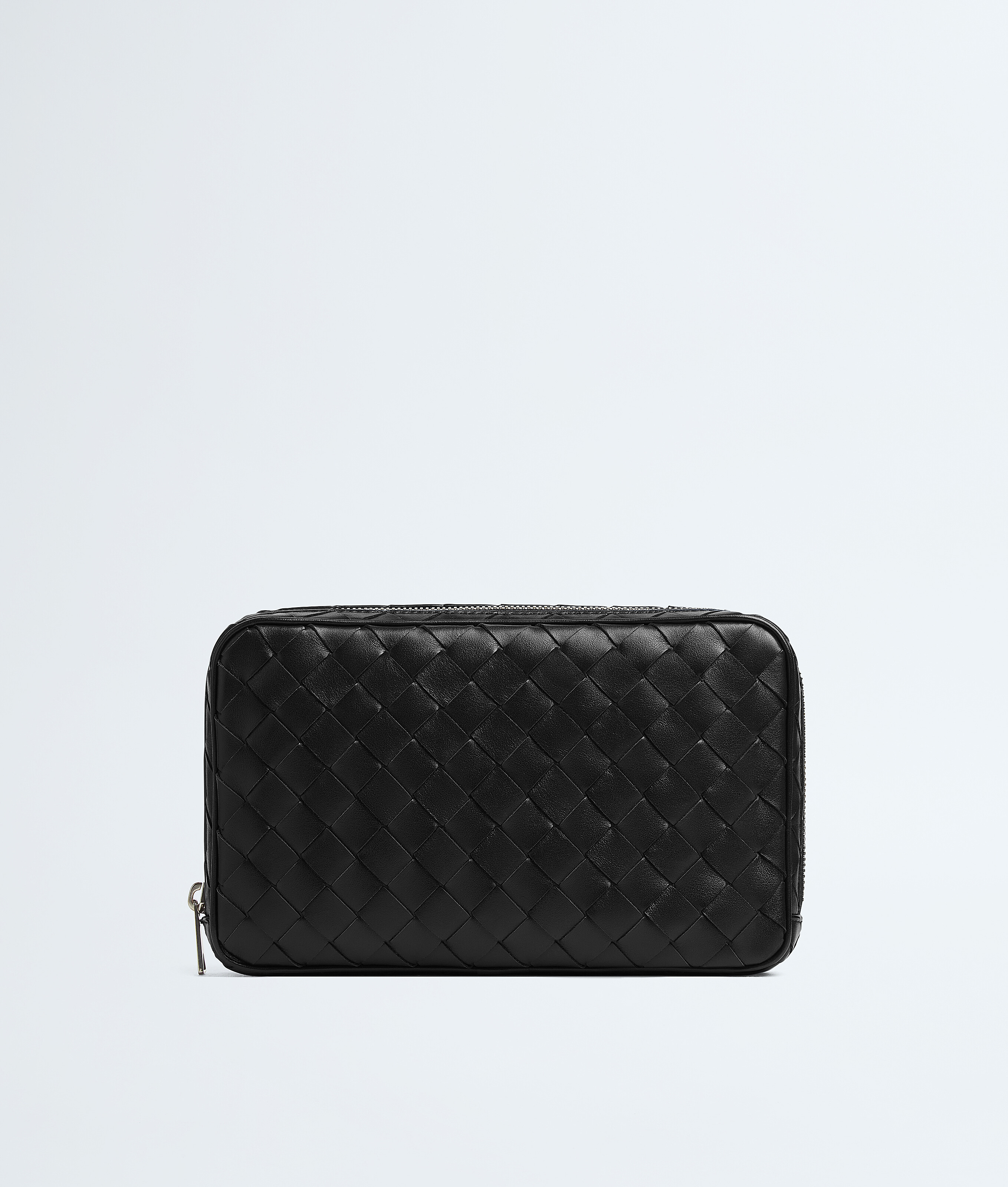 Men's Intrecciato Medium Organizer in Black | Bottega Veneta US