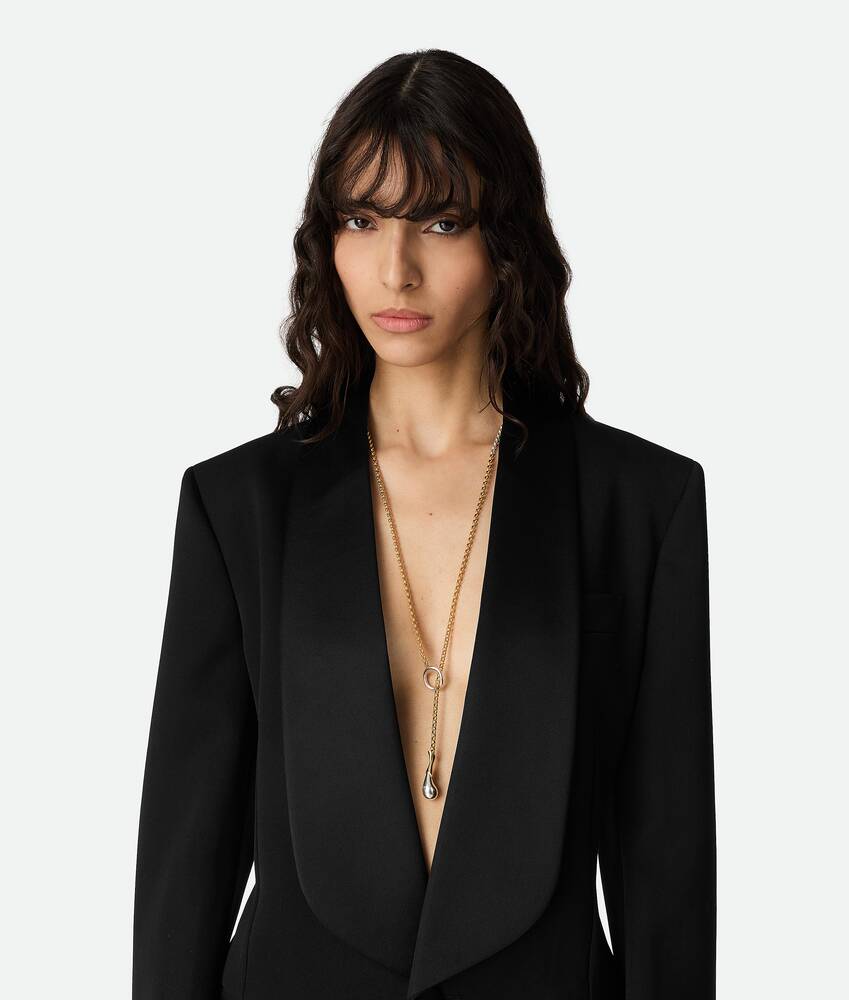 ドロップ チェーン ネックレス のために ウィメンズ で シルバー