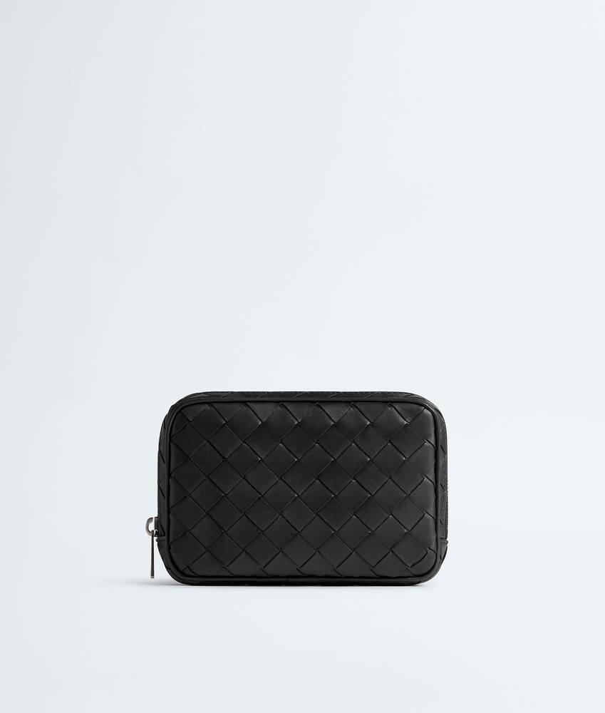 Men's Intrecciato Small Organizer in Black | Bottega Veneta US