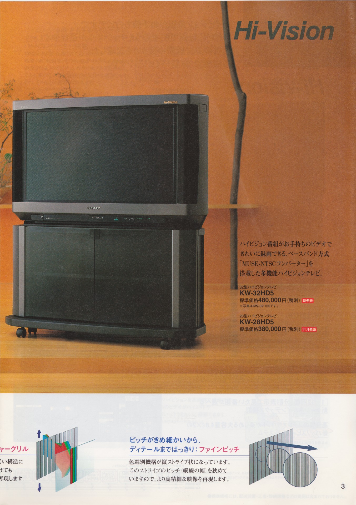 カラーテレビ / モニター 1996年10月 | ソニー坊やと呼ばれた男