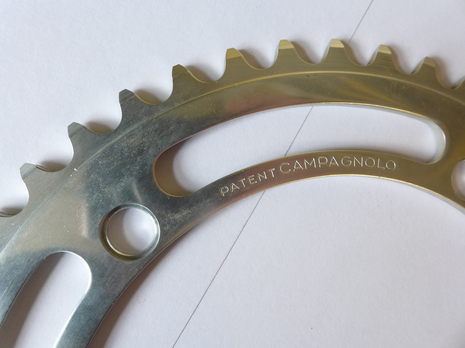 Campagnolo Nuovo Record 47 tooth track chainring patent marking 1