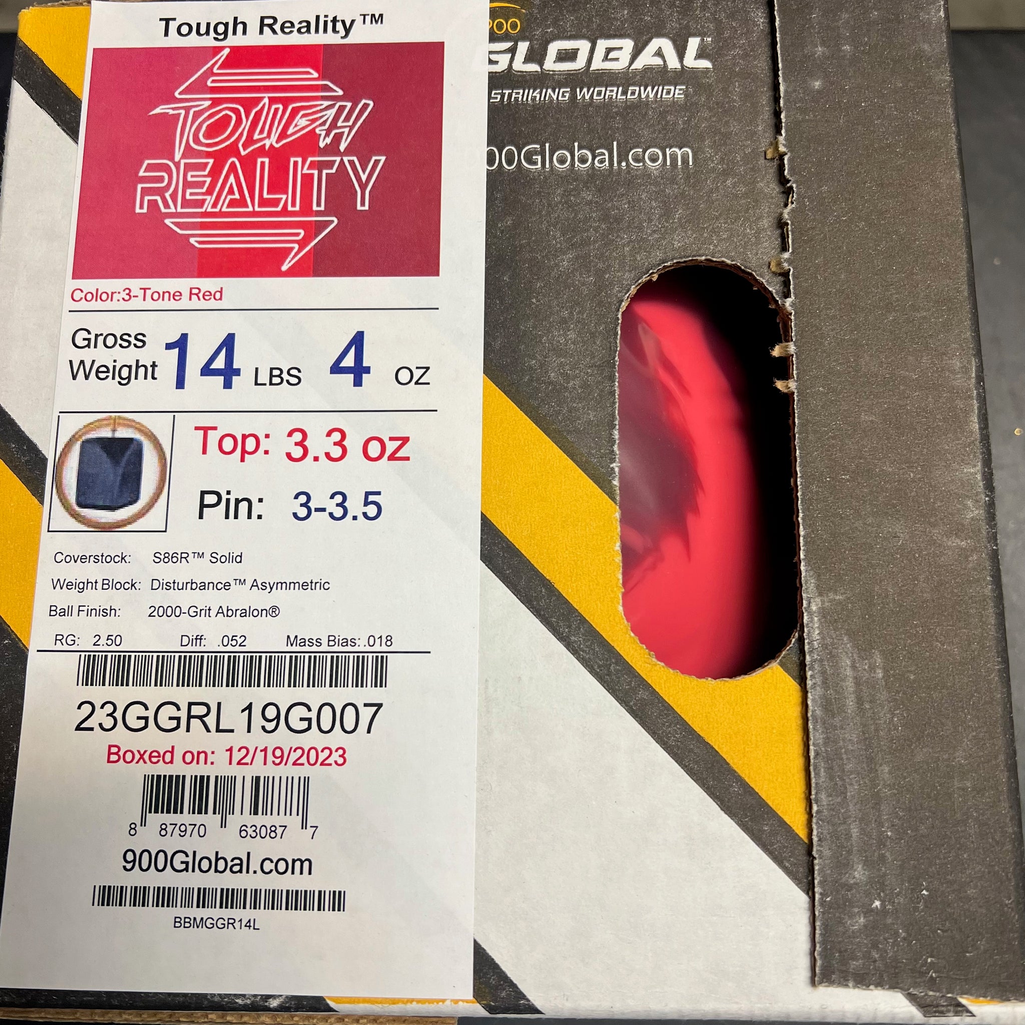 900 Global Tough Reality 14 lbs NIB – BowlingGems.com